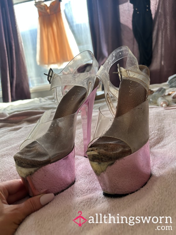 Extremely Well Worn Stripper/pole Dance Heels