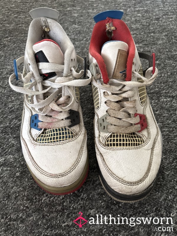 Extremely Worn And Dirty Trainers