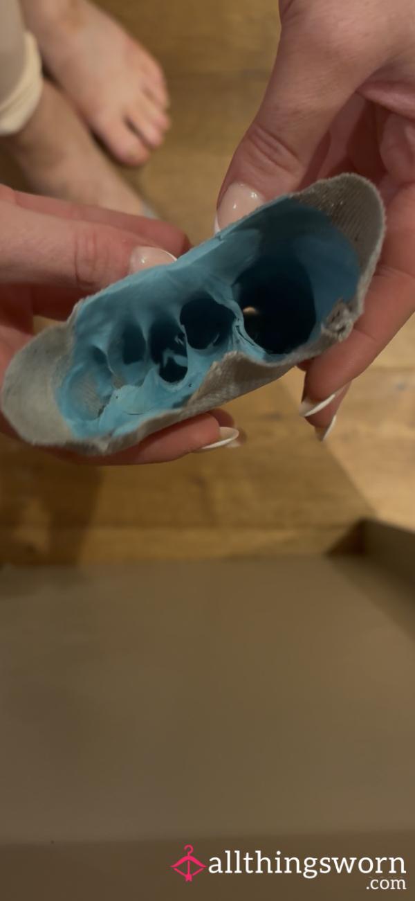 Extremely Worn Custom Ballet Toe Pads
