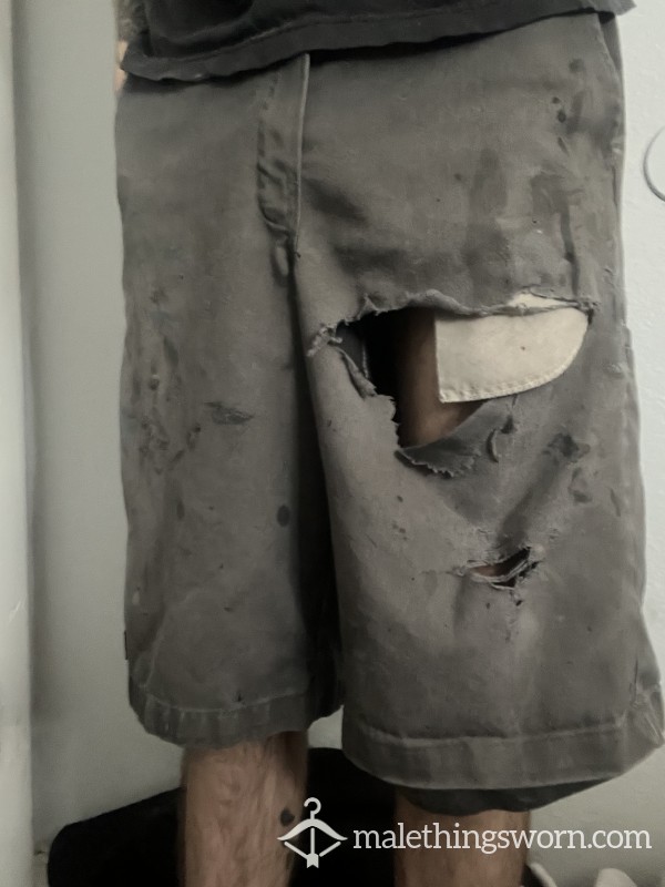 Not Washed Since Worn D*ckies Work Shorts