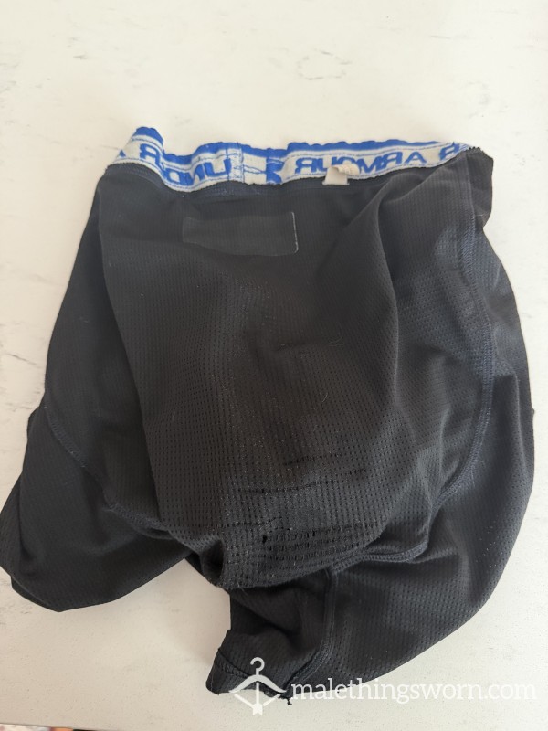 Extremely Worn Down Under Armour Compression Shorts