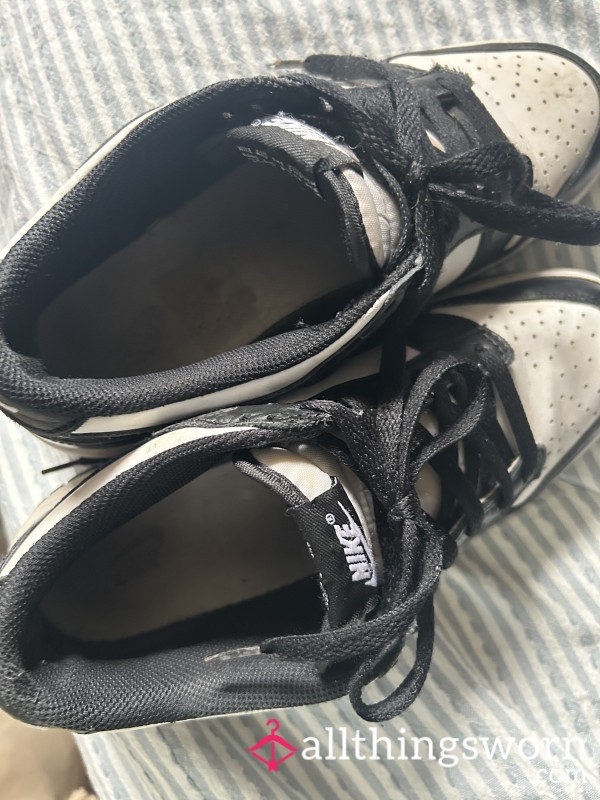Extremely Worn Filthy Nike Trainers