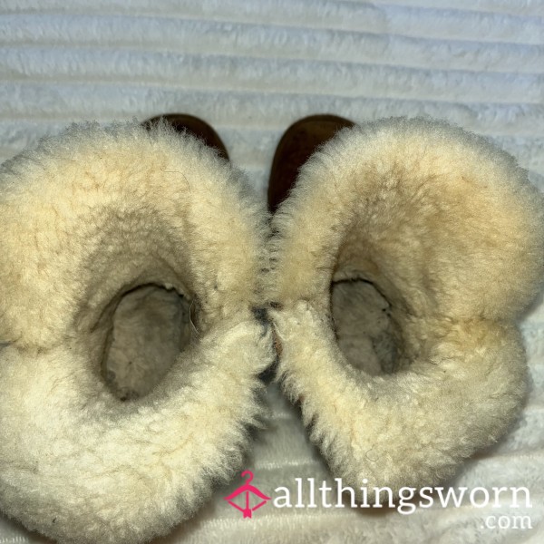 Ugg Boots, Extremely Worn, Filthy, Smelly, Foot Imprints