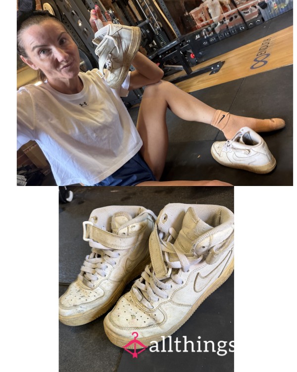 😷👟✨ Extremely Worn & Filthy White Nike AF1s✨👟😷