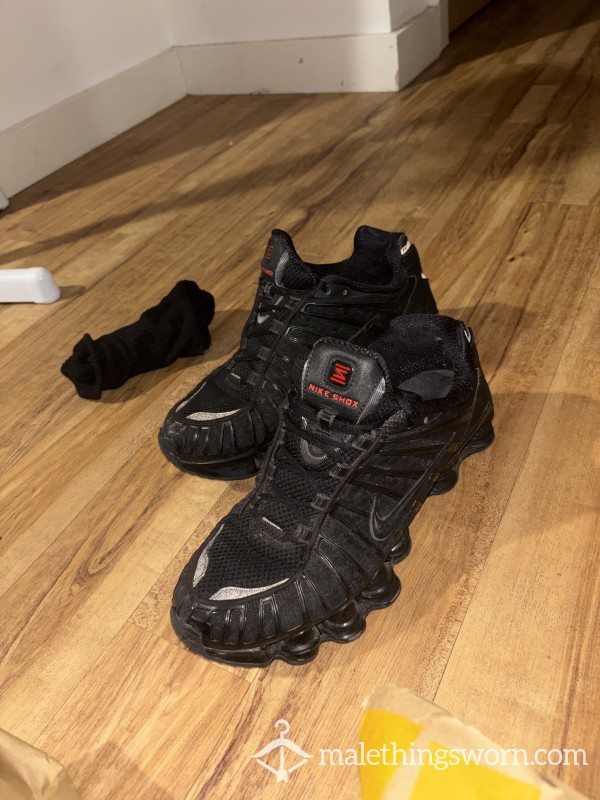 Extremely Worn Gym Shoes (NIKE TL Shox)