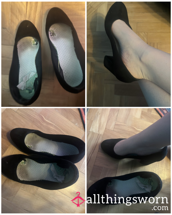 Extremely Worn Office High Heels