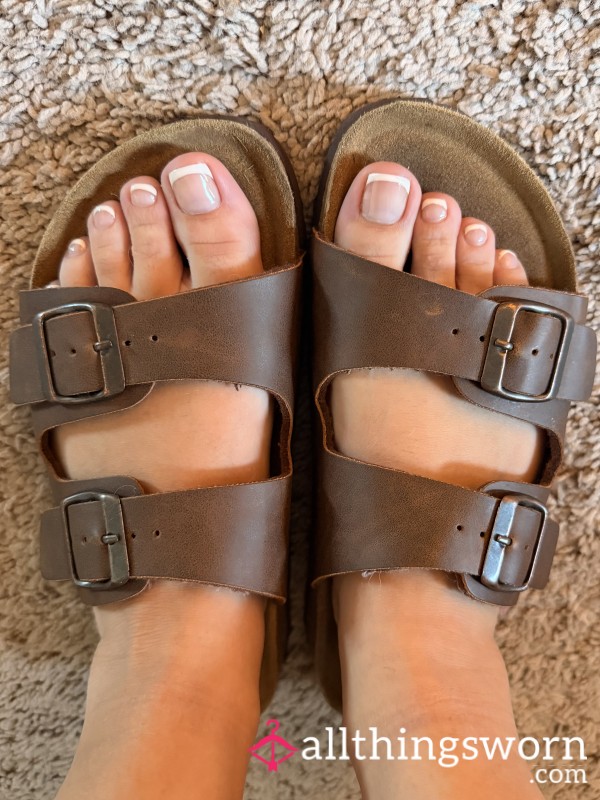 Extremely Worn Sandals - Naturally Shaped Perfectly To My Feet