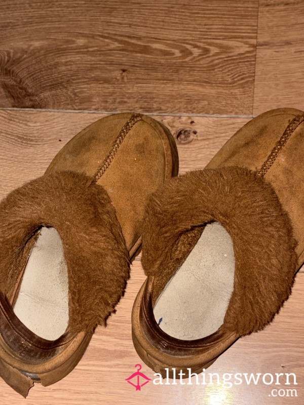 Extremely Worn Stinky Slippers