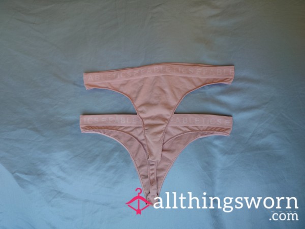 Fabletics Active Wear Thong (Pink)
