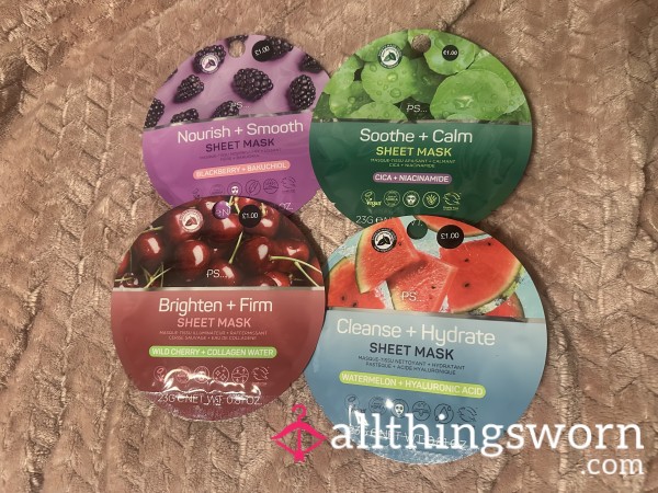 Face Masks - Pick Your Favourite. Worn On Day Of Postage.