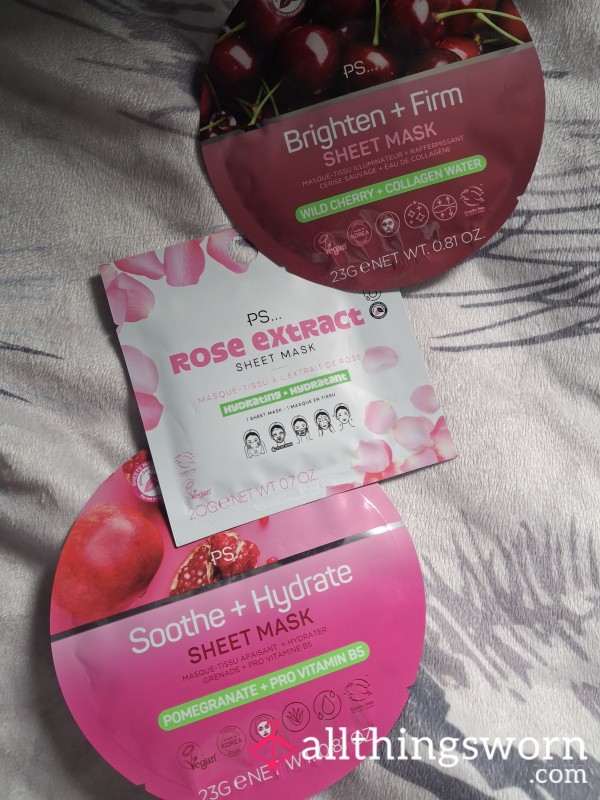 Face Sheet Masks £15 Each