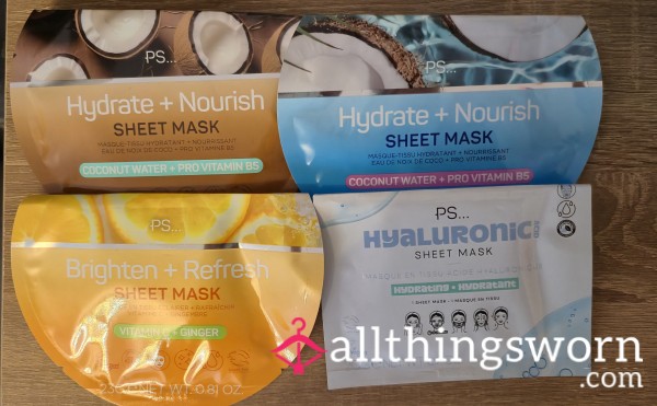 Face Sheet Masks - Ready To Be Worn