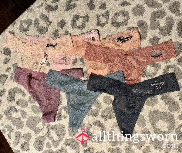 Fairy’s VS Lace Thong (Day Of The Week Theme)