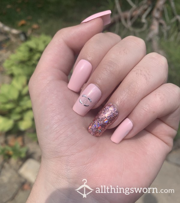 Fake Nails For Sellers And Sissies (hand Painted!)