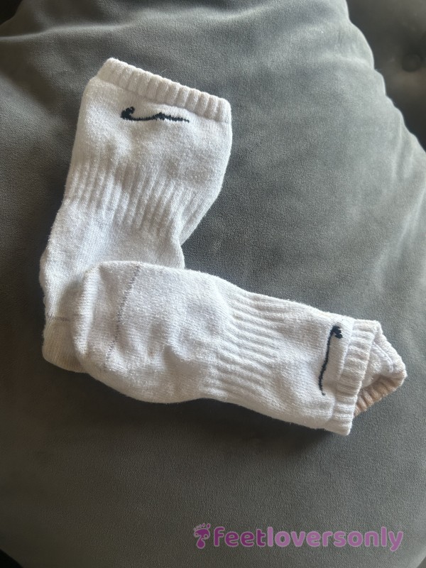 Fake Tanned Stained Gym Socks