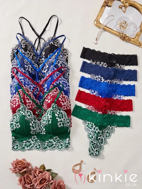 Fancy Lingerie Set Sz L