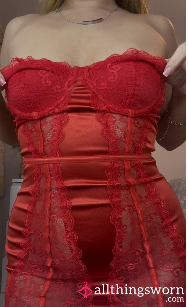 Fancy Red Lace
