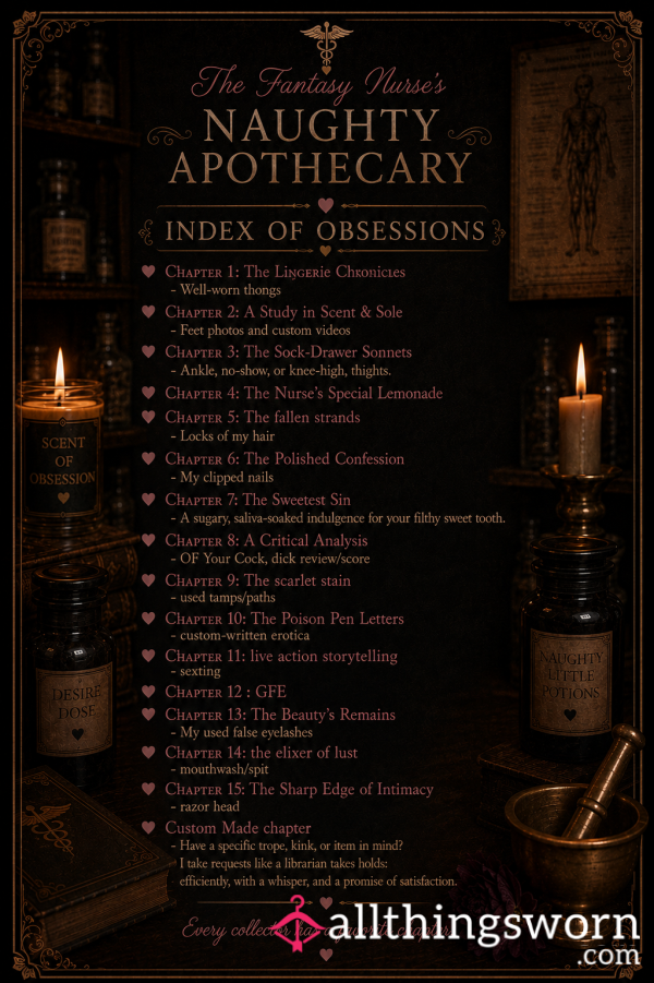 Fantasy Nurse’s Naughty Apothecary