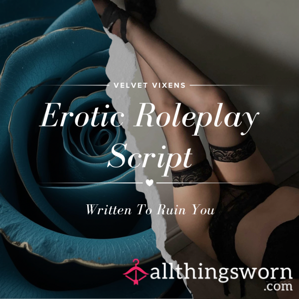 Erotic Roleplay Script ⋆ Written To Ruin You