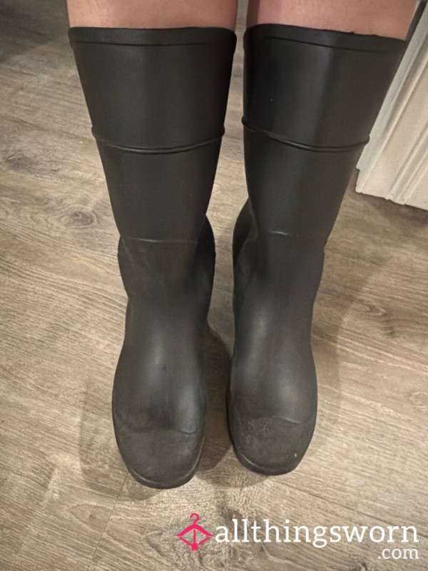 Farm Boots In Mud