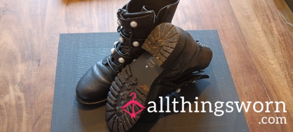 Fashionable Boots, Well Worn And Loved