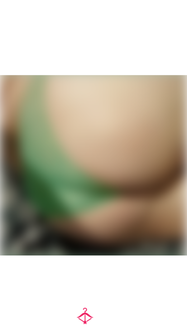 Fat Booty In Green Thong