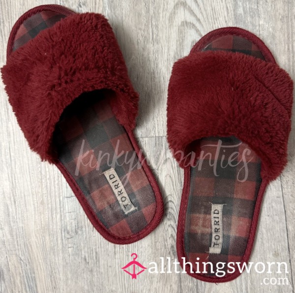Faux-fur Strap Stinky Slippers - Includes U.S. Shipping And Final Wear