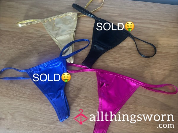 Faux Leather G String, Sl*tty Paradise 😜