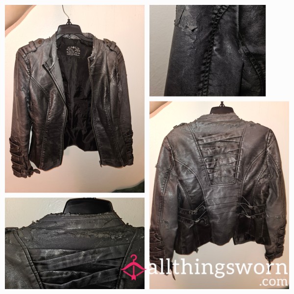 Faux Leather Jacket