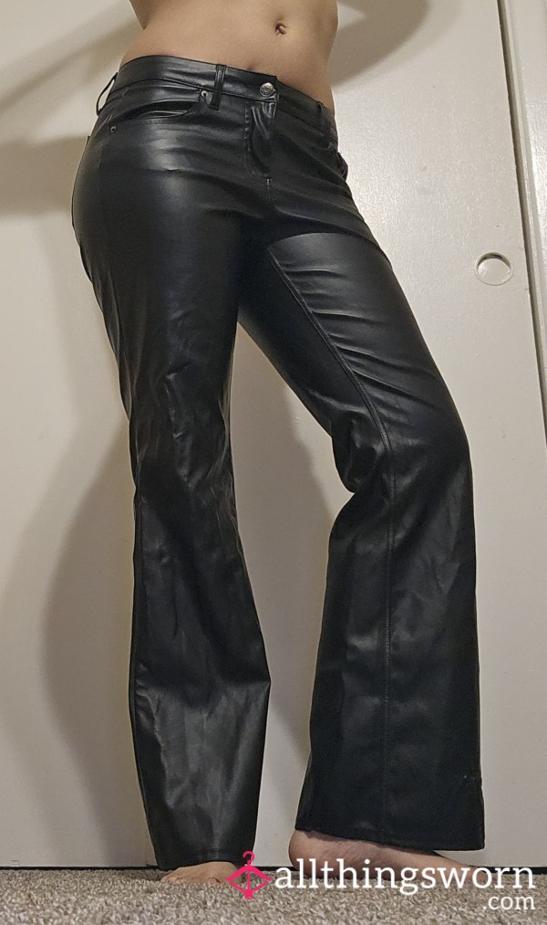 Faux Leather Pants
