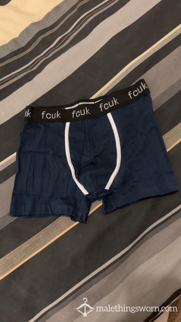 FCUK 3 Days Worn In White Stripes Too