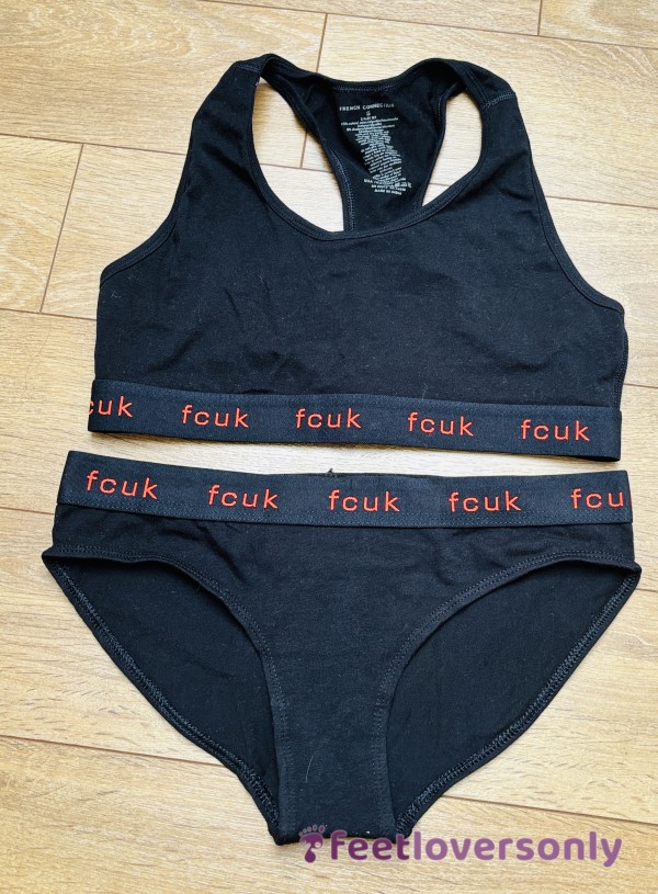 FCUK Black Underwear Set.