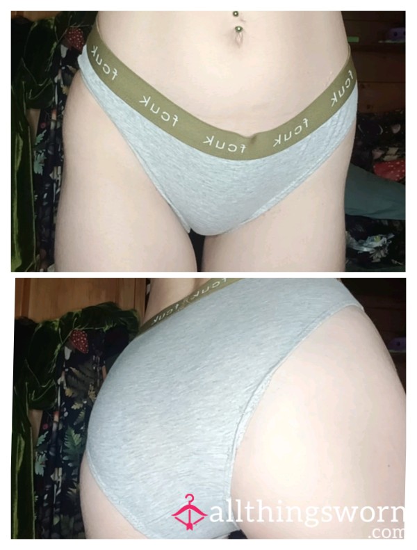 FCUK Cotton Full Back Panties 🩶