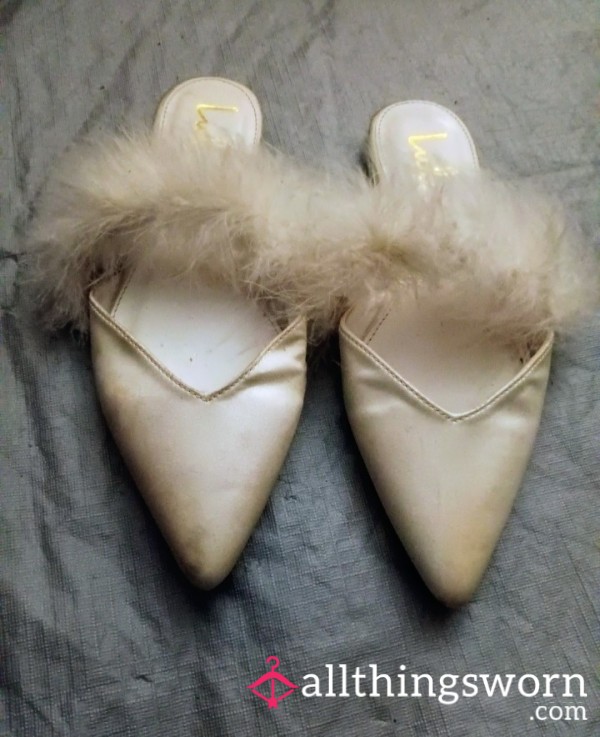 Feathery Slip Ons