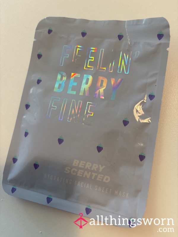 Feelin Berry Fine Face Mask 🥰