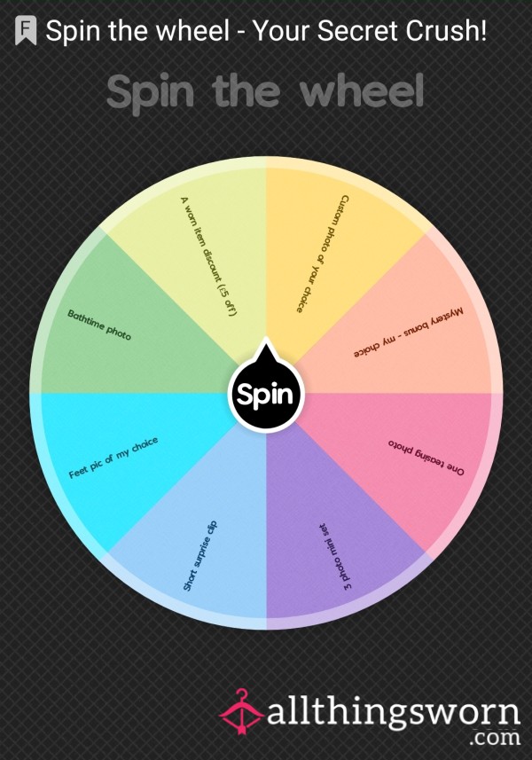 Feeling Lucky? 😌 Spin The Wheel