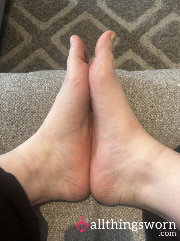 Feet After Being At Work All Day!!