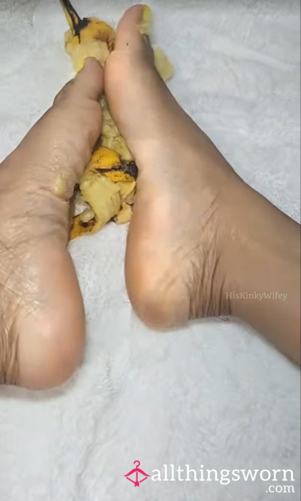Feet And Mushy Banana