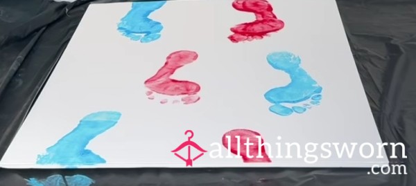 Feet Canvas Panels