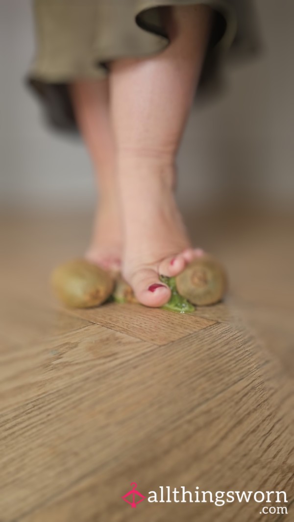 Feet Crushing Fruit Salad 🥝