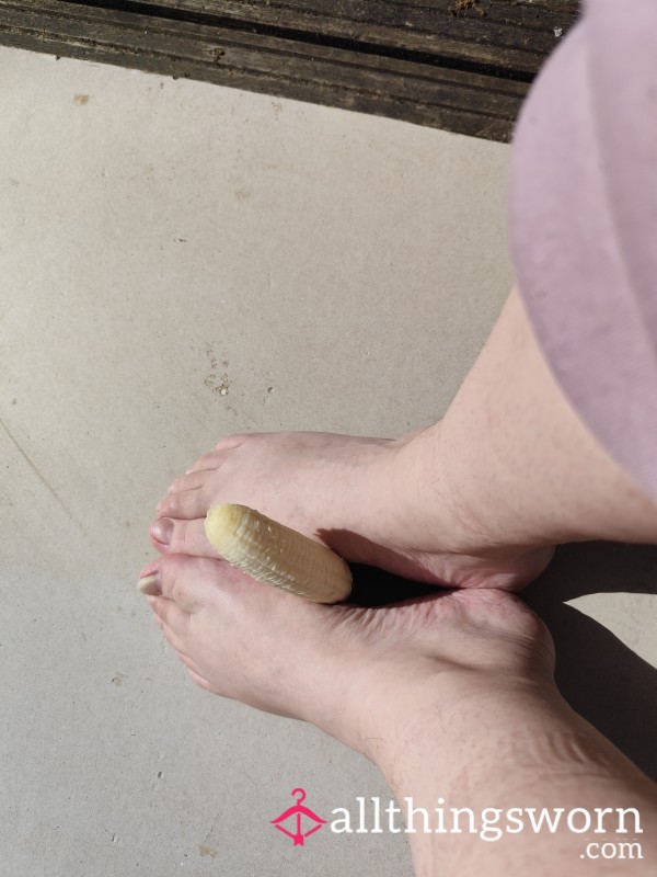 Feet Crushing Rasberries