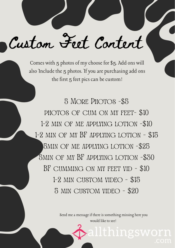 Feet Customs 🦶🏻