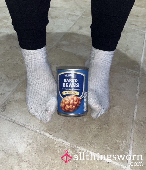 Feet Dipped In Beans