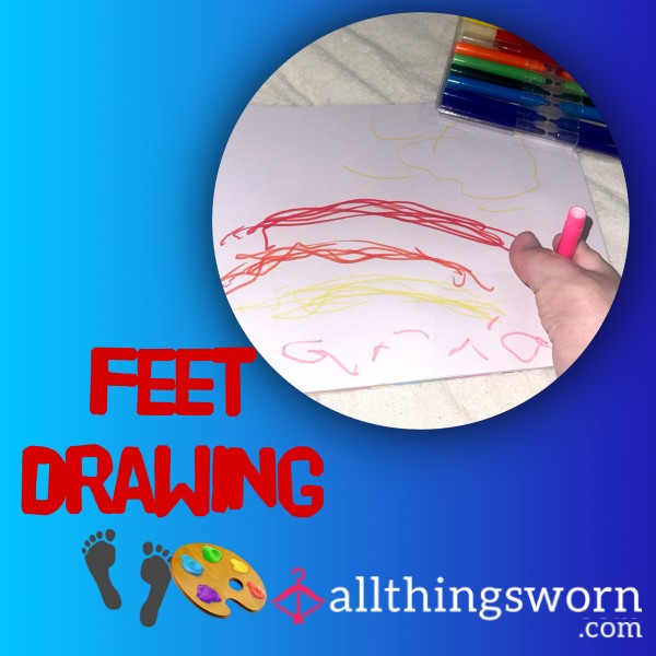 FEET DRAWING CUSTOMS 👣🎨 YOUR FANTASY, MY CONTROL ♡💋