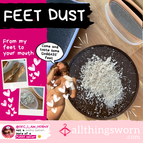 🦶🏼🧀 FEET Dust Of OFC_I_AM_HORNY (1 Portion)