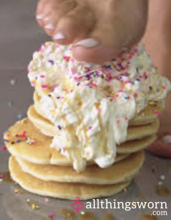 Feet Food Crushing Videos