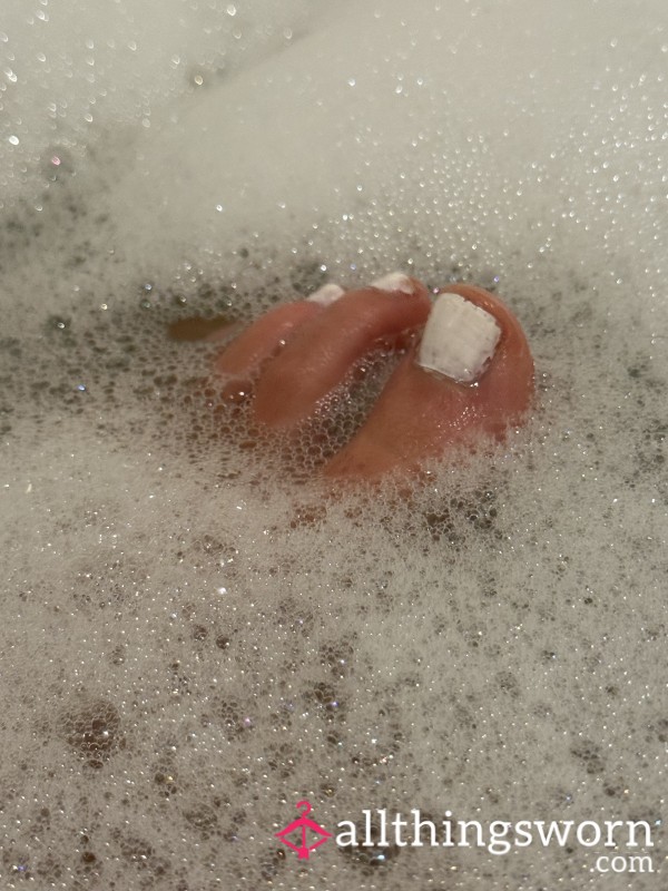 Feet In A Bubble Bath
