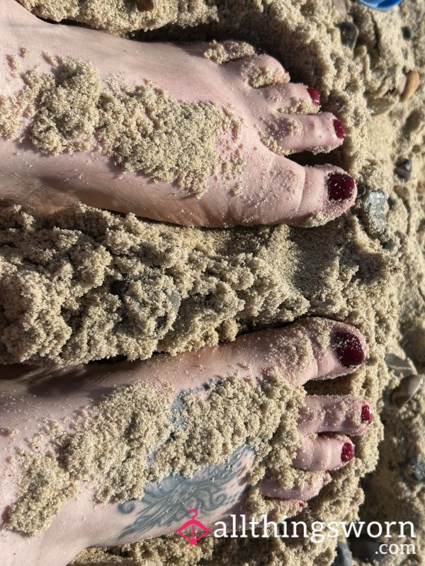 Feet In Heels Or Any Shoe. Like To Squash Items Under My Feet