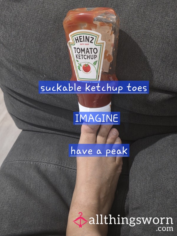 Feet In Ketchup