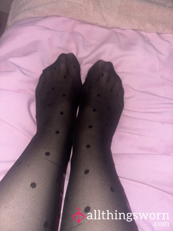 Feet In My Low Denier Tights